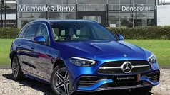 Blue Used 2024 Mercedes C300e AMG Line Premium Plus Estate | £40,995 (Fair price)