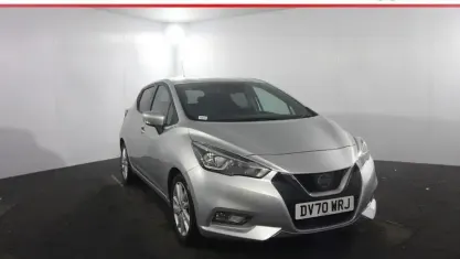 Used Nissan Micra Acenta 101 HP (74 kW) 2020 Silver Hatchback