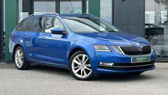 Race blue metallic Used 2018 Skoda Octavia SE L Estate | £12,700 (Fair price)