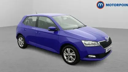 Used Skoda Fabia SE 60 HP (44 kW) 2021 Blue Hatchback