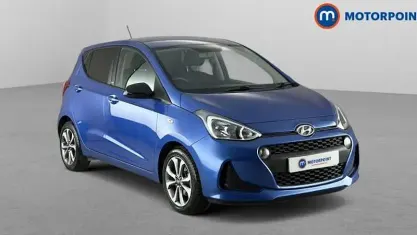 Used Hyundai i10 67 HP (49 kW) 2019 Blue Hatchback