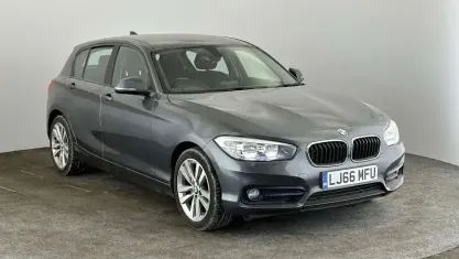 Used BMW 118 Sport Line 136 HP (100 kW) 2017 Grey Hatchback