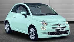 Smooth mint Used 2019 Fiat 500 Lounge Hatchback | £7,850 (Fair price)
