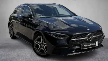 Used Mercedes A180 AMG line 136 HP (100 kW) 2024 Black Hatchback