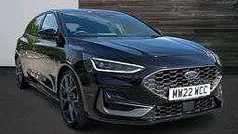 Black Used 2022 Ford Focus ST Hatchback | £21,890 (Fair price)