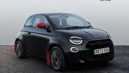 Used Fiat 500e Red 69 kW (95 HP) 2025 Black Hatchback