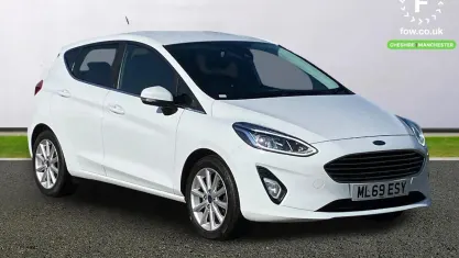 Usado Ford Fiesta Titanium 125 HP (91 kW) 2019 Branco Citadino