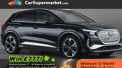 Used Audi Q4 e-tron S-Line 125 kW (170 HP) 2022 Black SUV