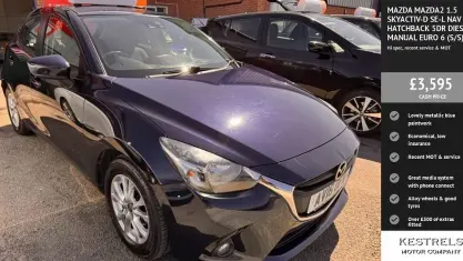 Usado Mazda 2 105 HP (77 kW) 2016 Azul Citadino