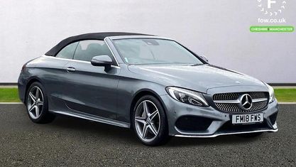 Begagnad Mercedes C200 Active 184 HK (135 kW) 2018 Grå Cab