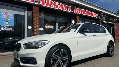 Usado BMW 118 Sport Line 150 CV (110 kW) 2015 Blanco Utilitario