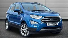Blue Used 2022 Ford Ecosport Titanium SUV | £12,995 (Fair price)