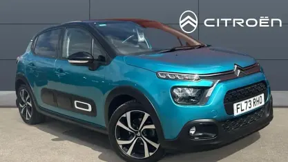 Used Citroën C3 PureTech 110 HP (80 kW) 2023 Blue Hatchback