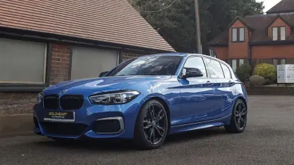 Used BMW M140 M Sport 340 HP (250 kW) 2018 Blue Hatchback