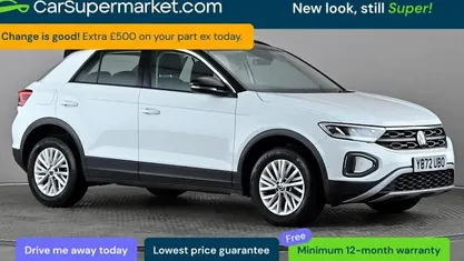 Used VW T-Roc Life 110 HP (80 kW) 2023 White SUV