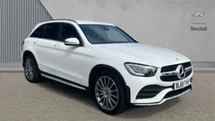 Polar white Used 2020 Mercedes GLC220 AMG Line Premium SUV | £26,099 (Fair price)