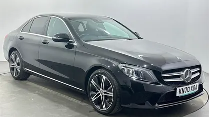 Used Mercedes C200 184 HP (135 kW) 2019 Black Sedan