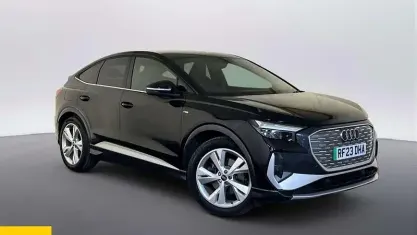Used Audi Q4 Sportback e-tron S-Line 125 kW (170 HP) 2022 Black SUV