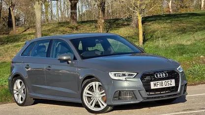 Used Audi A3 Sportback S-Line 150 HP (110 kW) 2018 Grey Hatchback