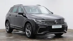 Deep black pearlescent Used 2023 VW Tiguan R-line Edition SUV | £28,146 (Fair price)