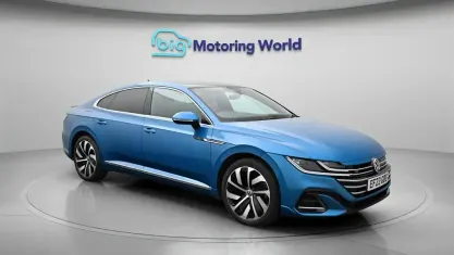 Used VW Arteon R-line 218 HP (160 kW) 2023 Blue Hatchback