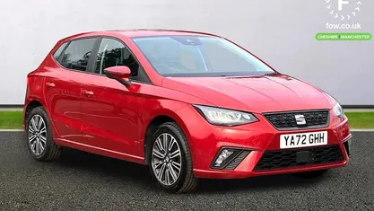 Used Seat Ibiza Design 95 HP (69 kW) 2022 Red Hatchback