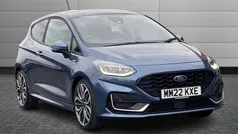 Chrome blue Used 2022 Ford Fiesta ST-Line Hatchback | £14,991 (Fair price)