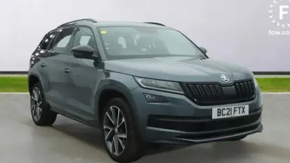 Used Skoda Kodiaq SportLine 150 HP (110 kW) 2021 Grey SUV