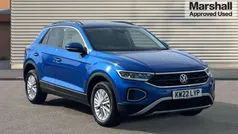 Ravenna blue metallic Used 2022 VW T-Roc Life SUV | £20,897 (Fair price)