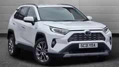 White Used 2021 Toyota RAV4 Hybrid SUV | £25,795 (Fair price)