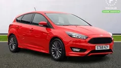 Red Used 2017 Ford Focus ST-Line Hatchback | £11,199 (Fair price)