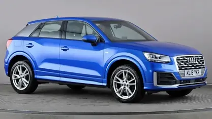 Used Audi Q2 S-Line 116 HP (85 kW) 2018 Blue SUV