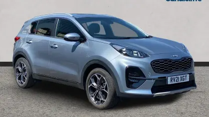 Used Kia Sportage GT-Line 177 HP (130 kW) 2021 Silver SUV