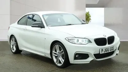 Begagnad BMW 218 M Sport 150 HK (110 kW) 2016 Vit Sportkupé