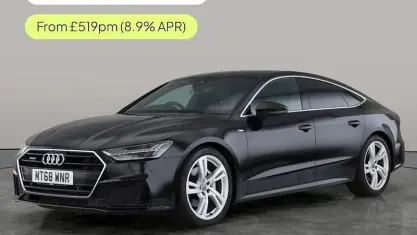 Used Audi A7 Sportback S-Line 286 HP (210 kW) 2018 Black Hatchback