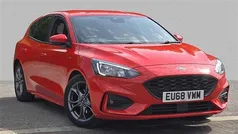 Red Used 2018 Ford Focus ST-Line Hatchback | £9,870 (Fair price)