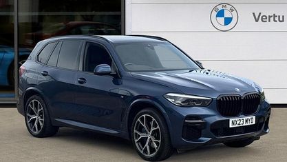 Begagnad BMW X5 M Sport 286 HK (210 kW) 2022 Blå SUV