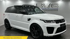 White Used 2019 Land Rover Range Rover Sport SVR SUV | £43,994 (Fair price)