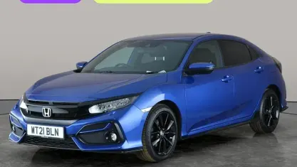 Używany Honda Civic Sport 182 KM (133 kW) 2021 Niebieski Hatchback