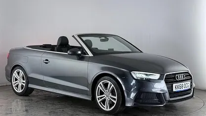 Used Audi A3 Cabriolet S-Line 150 HP (110 kW) 2019 Grey Cabriolet