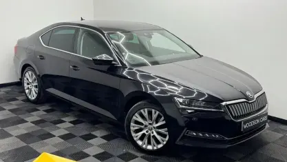 Used Skoda Superb SE L 218 HP (160 kW) 2023 Black Hatchback