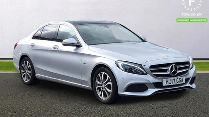 Usado Mercedes C350e Premium Plus 293 CV (215 kW) 2017 Plateado Berlina