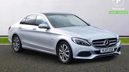Used Mercedes C350e Premium Plus 293 HP (215 kW) 2017 Silver Sedan