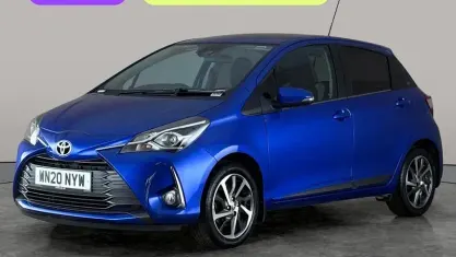 Used Toyota Yaris 111 HP (81 kW) 2019 Blue Hatchback