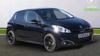 Used Peugeot 208 GT-line 109 HP (80 kW) 2019 Black Hatchback