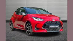 Scarlet flare Used 2023 Toyota Yaris Hybrid Sport Hatchback | £19,750 (Fair price)