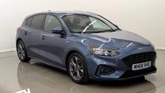 Blue Used 2019 Ford Focus ST-Line Hatchback | £9,190 (Fair price)