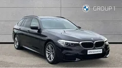 Black Used 2020 BMW 520 M Sport Estate | £24,413 (Fair price)