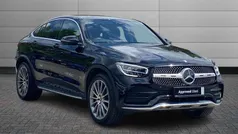 Obsidian black Used 2022 Mercedes GLC300 AMG Line Premium Coupe | £38,698 (Fair price)