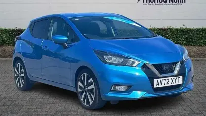Used Nissan Micra Tekna 92 HP (67 kW) 2022 Blue Hatchback